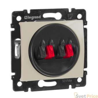 Розетка акустическая Legrand Valena слоновая кость 774324