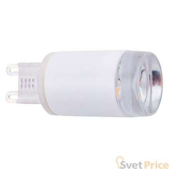 Лампа светодиодная G9 3W 3000K прозрачная 9173