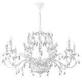 Подвесная люстра Crystal Lux CRISTINA SP10 WHITE