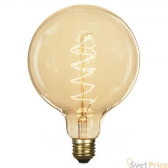 Лампа накаливания Е27 60W 2700K шар прозрачная GF-E-760