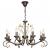 Подвесная люстра IDLamp Riccarda 261/8-Blackplatina
