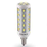 Лампа светодиодная E14 6.5W 3000K кукуруза прозрачная CORN-6,5W-E14-36SMD/WW 0776