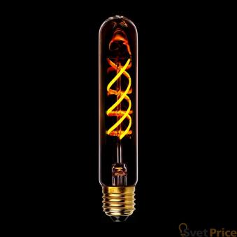 Лампа светодиодная E27 5W трубчатая прозрачная 056-960