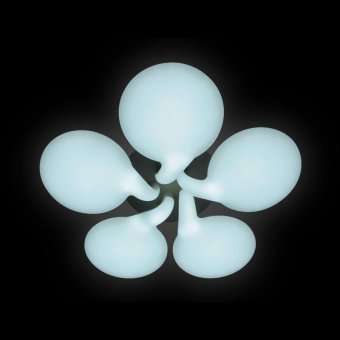Потолочная светодиодная люстра Ambrella light Orbital Cloud FC24/5WH 180W D760