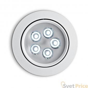 Встраиваемый светодиодный светильник Ideal Lux Delta FI5 Bianco