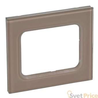 Рамка 2х5-модульная Legrand Celiane смальта мокка 069467