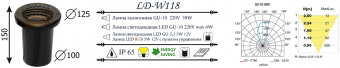 Ландшафтный светильник LD-Lighting LD-W118
