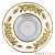 Встраиваемый светильник Fametto Arno DLS-A105 GU5.3 Chrome/White+Gold