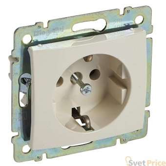 Розетка 2К+З Legrand Valena 16A 250V с/з безвинтовой зажим слоновая кость 774384