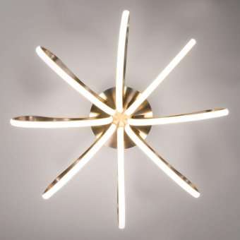 Потолочный светодиодный светильник Eurosvet Lilium 90079/8 сатин-никель