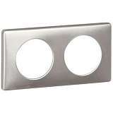 Рамка 2-постовая Legrand Celiane алюминий 068922