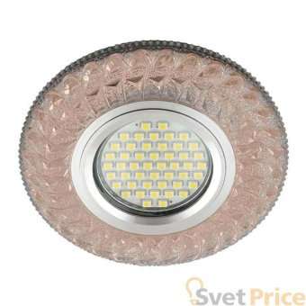 Встраиваемый светильник Fametto Luciole DLS-L144 Gu5.3 Glassy/Light Tea