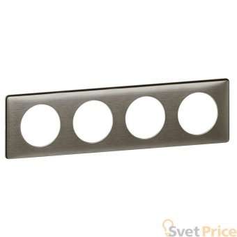 Рамка 4-постовая Legrand Celiane вольфрам 068974
