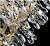Подвесная люстра Crystal Lux Hollywood SP20+10 Gold