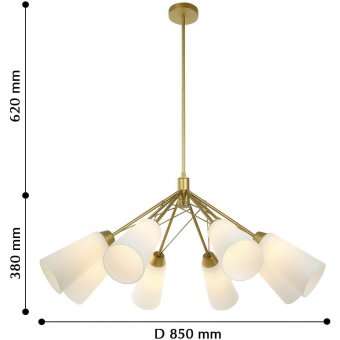 Подвесная люстра Favourite Knospe 2357-8P