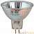 Лампа галогенная ЭРА GU5.3 75W 2700K прозрачная GU5.3-JCDR (MR16) -75W-230V-CL