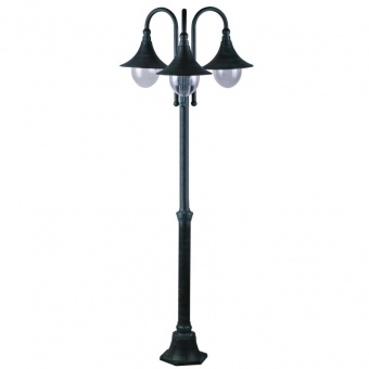 Садово-парковый светильник Arte Lamp Malaga A1086PA-3BG