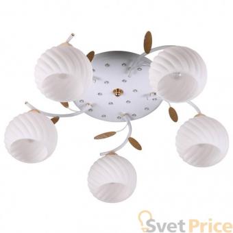 Потолочная люстра IDLamp Filomena 821/5PF-LEDWhitegold