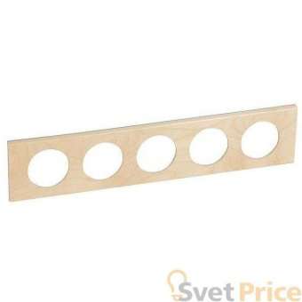 Рамка 5-постовая Legrand Celiane клен 069220
