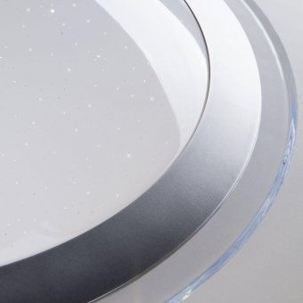 Потолочный светодиодный светильник Eurosvet Fusion 40003/1 LED матовое серебро