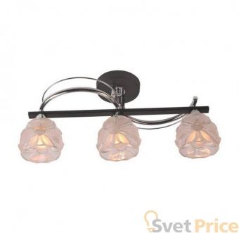 Потолочная люстра IDLamp Allegra 218/3PF-Blackchrome