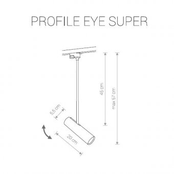 Трековый светильник Nowodvorski Profile Eye Super 9324