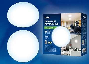 Потолочный светодиодный светильник (UL-00003369) Uniel ULI-B311 26W/DW/33 Ronda
