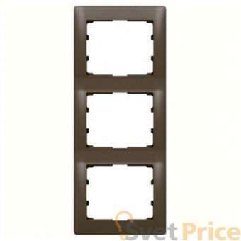 Рамка 3-постовая Legrand Galea Life темная бронза 771207