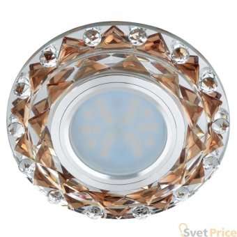 Встраиваемый светильник Fametto Luciole DLS-L130 GU5.3 Chrome/Brown