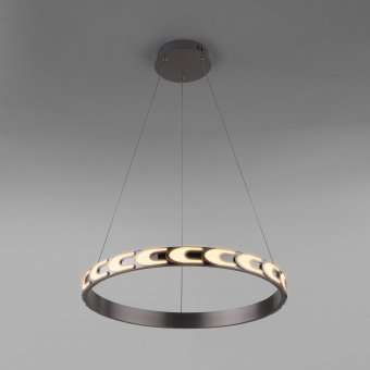 Подвесной светодиодный светильник Eurosvet Chain 90164/1 сатин-никель