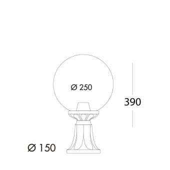 Уличный светильник Fumagalli Minilot/G250 G25.111.000.AZE27