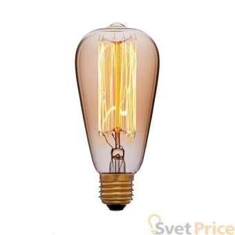 Лампа накаливания E27 40W золотая 051-910