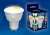 Лампа светодиодная диммируемая (UL-00003990) Uniel GU10 6W 3000K матовая LED-JCDR 6W/WW/GU10/FR/DIM PLP01WH