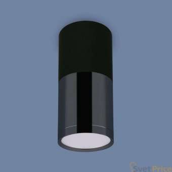Потолочный светодиодный светильник Elektrostandard DLR028 6W 4200K черный матовый 4690389121999