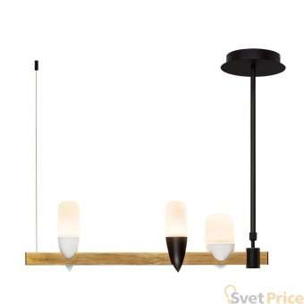 Подвесная светодиодная люстра Loft IT Whisper 1028-3BL