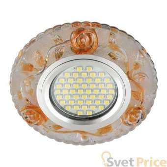 Встраиваемый светильник Fametto Luciole DLS-L150 Gu5.3 Glassy/Gold