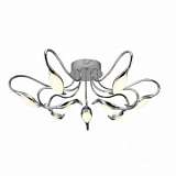 Потолочная светодиодная люстра IDLamp Oktopia 295/9PF-LEDChrome