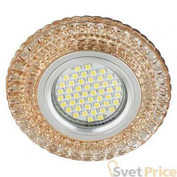 Встраиваемый светильник Fametto Fiore DLS-F131 GU5.3 Chrome/Gold