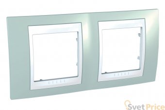 Рамка 2-постовая Schneider Electric Unica Хамелеон MGU6.004.870