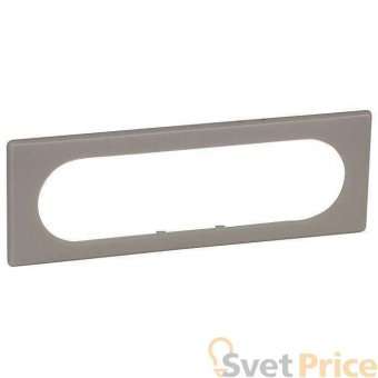 Рамка 6/8-модульная Legrand Celiane грэй перкаль 066726