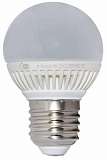 Лампа светодиодная E27 5W 2700K шар матовый LC-G-5/E27/827 L117