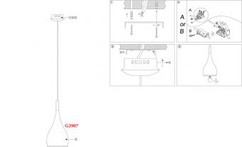 Подвесной светильник Odeon Light Drop 2907/1