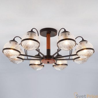 Потолочная люстра Eurosvet Livia 70081/8 черный