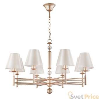 Подвесная люстра Crystal Lux FLAVIO SP8 GOLD