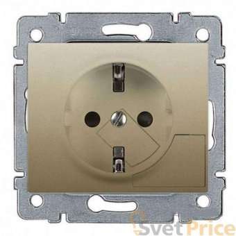 Розетка 2К+З Legrand Galea Life 16A 250V с/з с механической системой выталкивания вилки титановая 771424