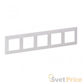 Рамка 5-постовая Legrand Valena Life Белая 754005