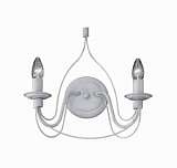 Бра Ideal Lux Corte AP2 BIanco Antico