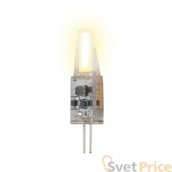 Лампа светодиодная (UL-00000185) G4 2W 3000K колба прозрачная LED-JC-220/2W/WW/G4/CL SIZ05TR