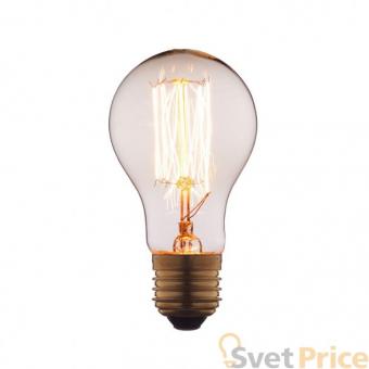 Лампа накаливания E27 40W груша прозрачная 1003-T
