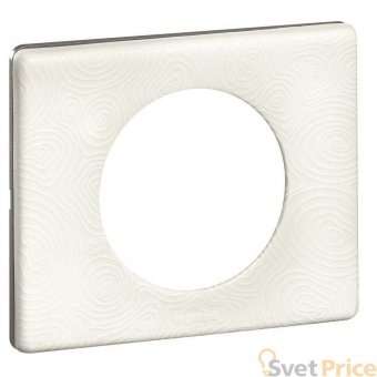 Рамка 1-постовая Legrand Celiane белая феерия 069351